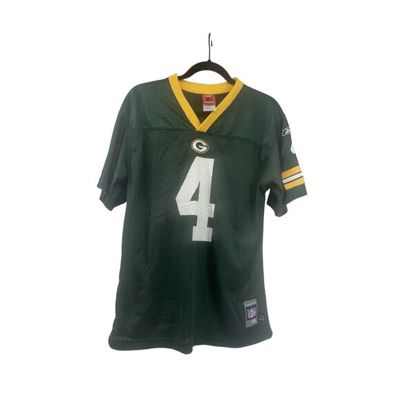 Vintage Brett Favre #4 Green Bay Packers NFL Players Inc Jersey Youth Sz XL - Picture 1 of 10